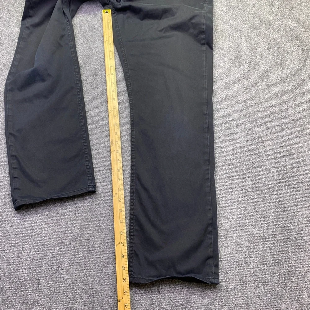 Polo Ralph Lauren Prospect Straight Leg Pants Mens Sz 33 Black Cotton Stretch